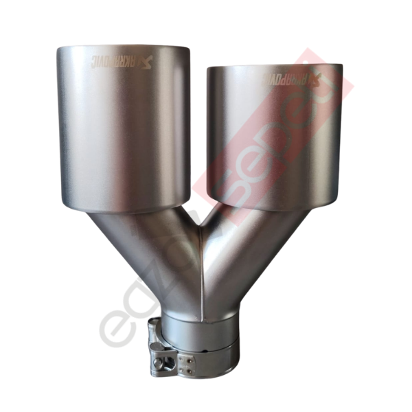 Akrapoviç Mat Krom 100 mm Sol Taraf Egzoz Ucu İthal Ürün
