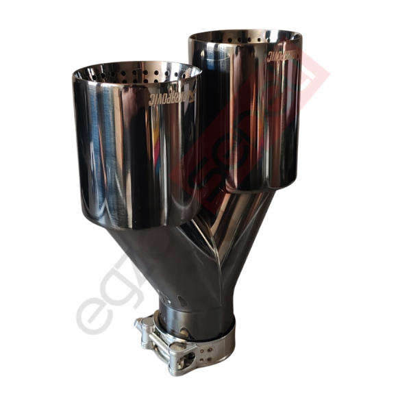 Akrapoviç Füme 100 mm Delikli Sağ Taraf Egzoz Ucu İthal Ürün