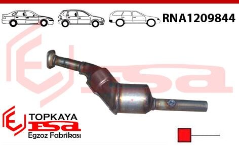 Renault Megane 2 1.4 16V Katalitik Konverter Euro 4 2005 > 2009