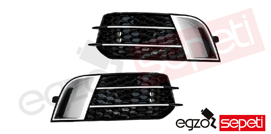 Audi A1 Sis Çerçevesi Krom/Siyah Rs Tip 2014 > 2018