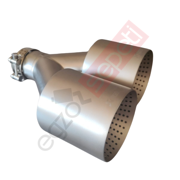 Akrapoviç Mat Krom 110 mm Sağ Taraf Delikli Egzoz Ucu İthal Ürün