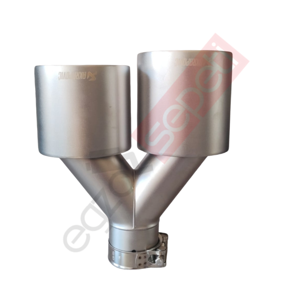 Akrapoviç Mat Krom 110 mm Sağ Taraf Delikli Egzoz Ucu İthal Ürün