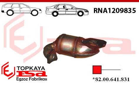 Renault Megane 2 1.5 Dci Katalitik Konverter Euro 3 2005 > …