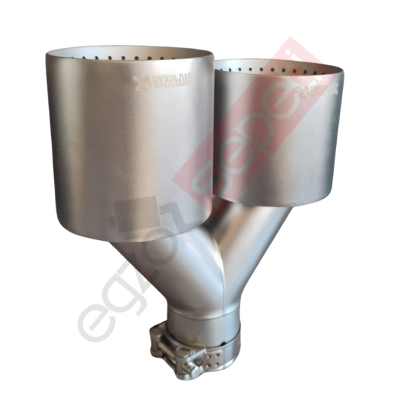 Akrapoviç Mat Krom 110 mm Sol Taraf Delikli Egzoz Ucu İthal Ürün