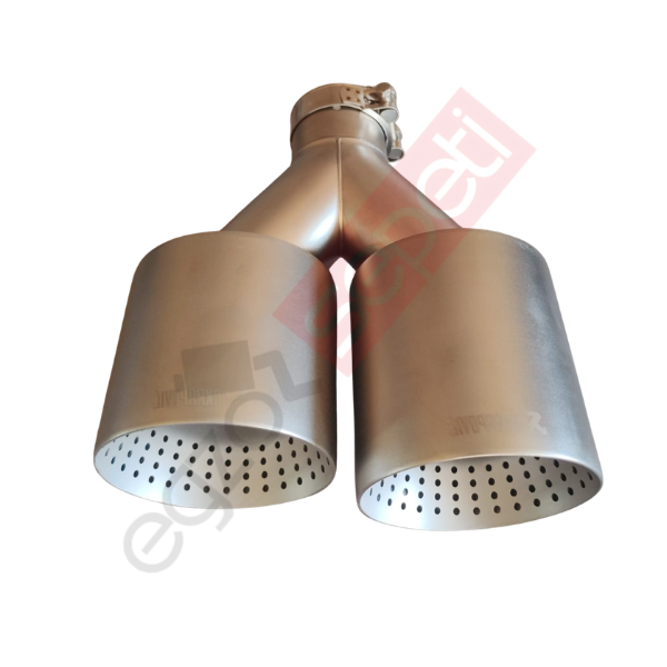 Akrapoviç Mat Krom 110 mm Sol Taraf Delikli Egzoz Ucu İthal Ürün