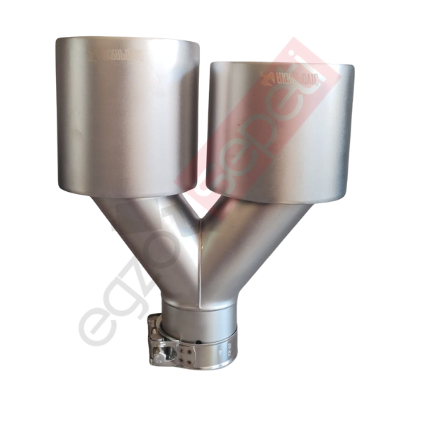 Akrapoviç Mat Krom 110 mm Sol Taraf Delikli Egzoz Ucu İthal Ürün