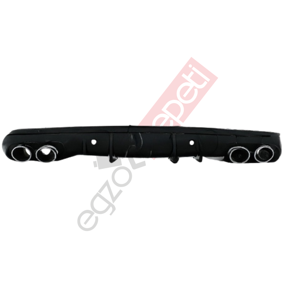 Mercedes W205 Difüzör+Egsoz Krom C43 Sedan