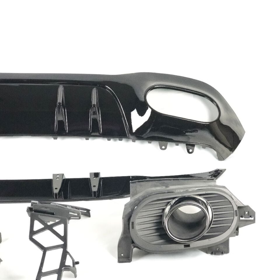 W177 DİFÜZÖR A35 SİYAH EGSOZ UCU 5D