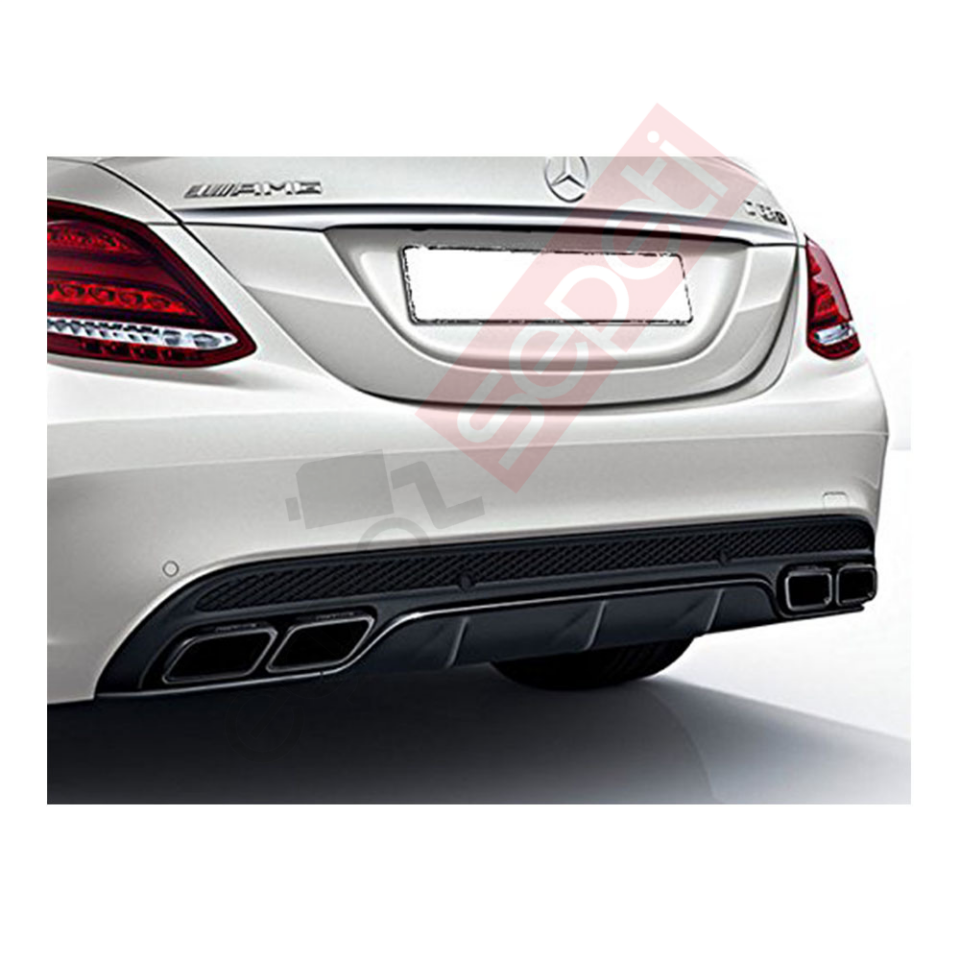 Mercedes W205 C63 Avantgarde Siyah Difüzör