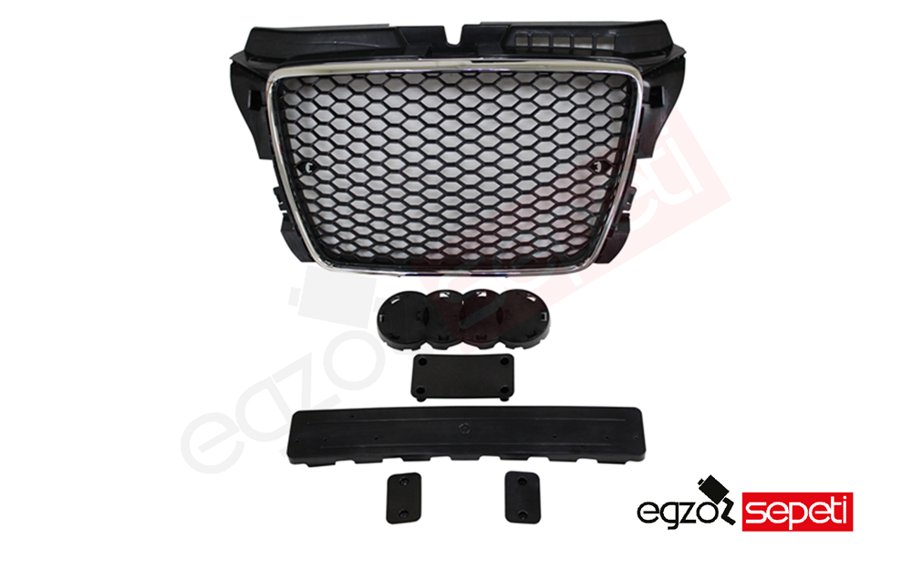 Audi A3 Rs3 Panjur Krom/Siyah 2008 > 2013