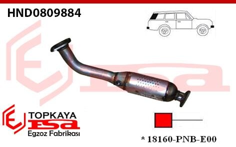 Honda CRV 2.0İ Katalitik Konvertör Euro 4 2002 > 2006