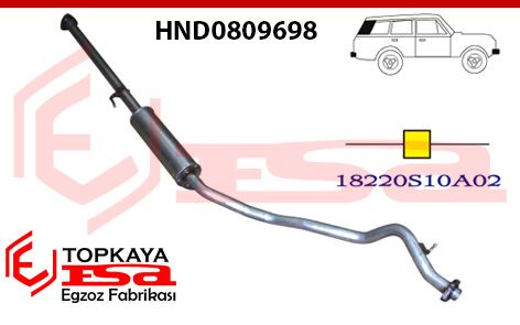 Honda CRV Jeep 2.0 16V Orta Susturucu Borulu 1997 > 2002