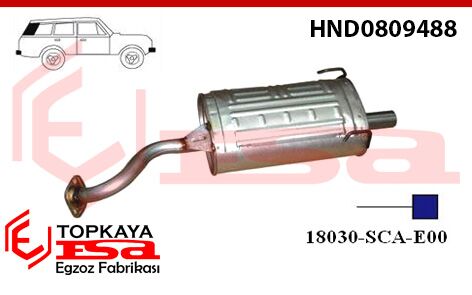 Honda CRV 2.0İ 16V Arka Susturucu Borulu 2002 > 2006