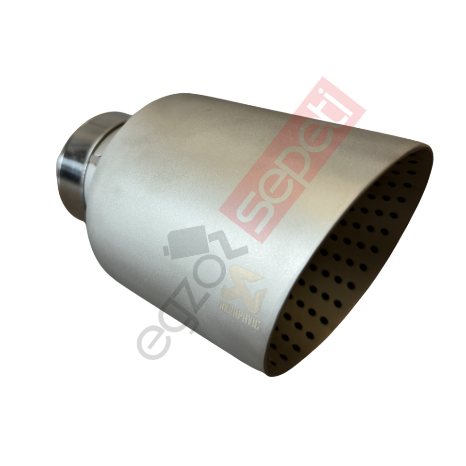 Akrapoviç Mat Krom Egzoz Ucu 100 MM İthal Ürün