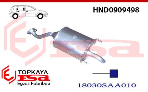 Honda Jazz 1.4İ 8V Arka Susturucu Borulu 2002 > 2008