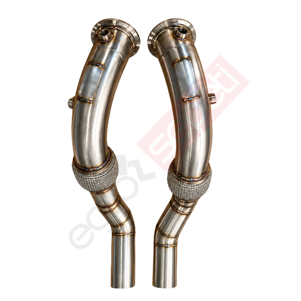 Bmw G30 4.4 V8 M550i Spiralli Downpipe Sağ Ve Sol Takım