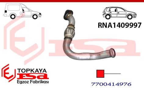 Renault Kangoo 1.9Dsl Ön Boru Spiralli 1997 > ...