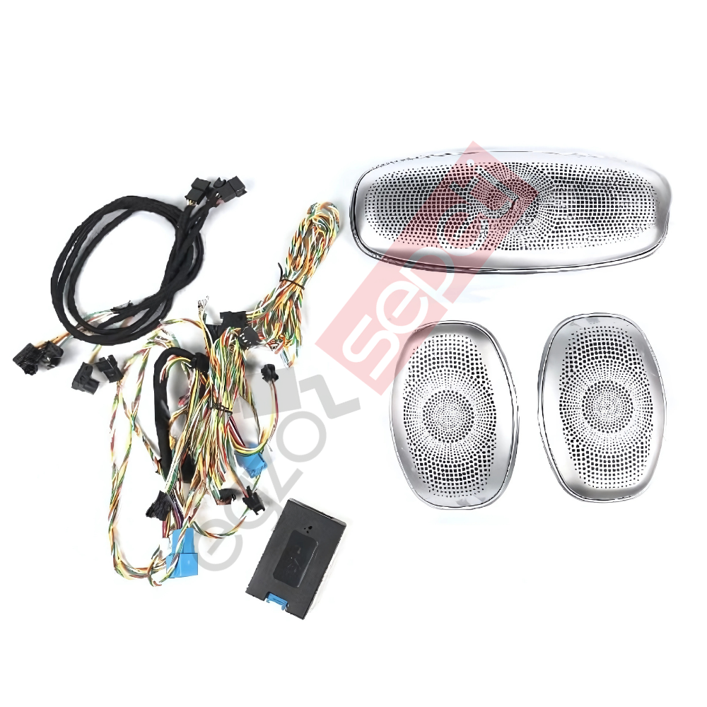 Mercedes W205 Tavan Hoparlör Kapağı Seti 3Parça 15'-18'