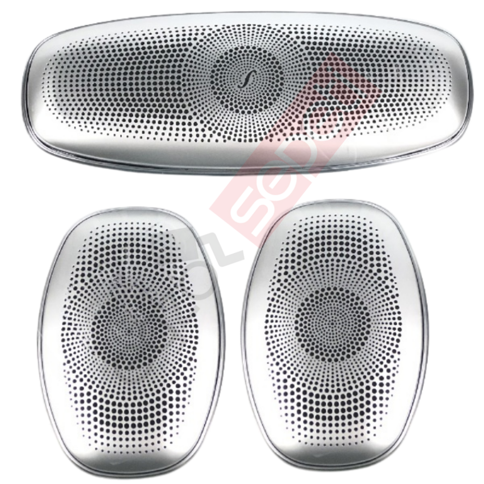 Mercedes W205 Tavan Hoparlör Kapağı Seti 3Parça Hoparlörlü 15'-18'