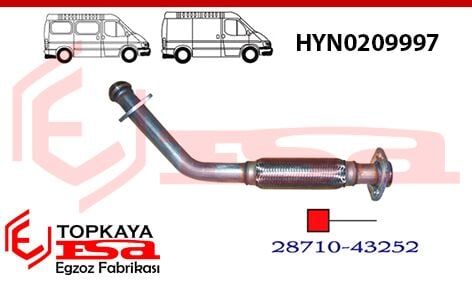 Hyundai H100 Minibüs Ön Boru Spiralli 1993-98