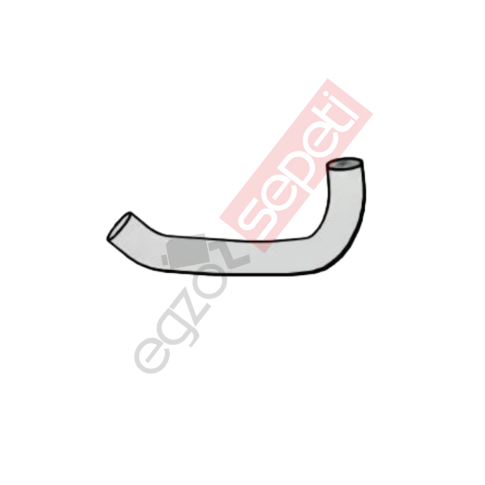 Mercedes Axor Boru, Egzoz Ön, E3, 9404921701 Mercedes Axor Ø88,9 Alusi,