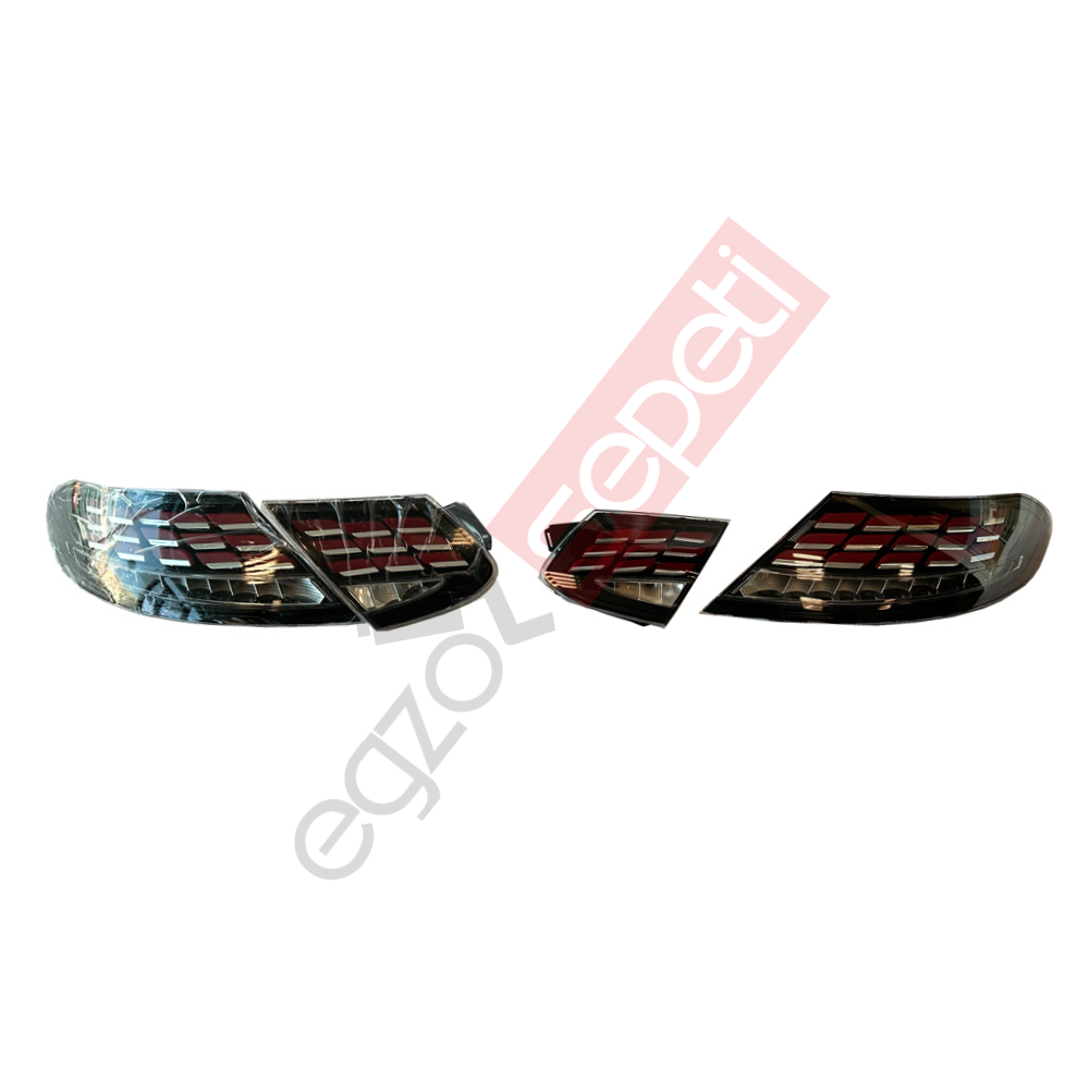 Mercedes  W205 C Coupe To S Coupe Look Siyah Stop Seti