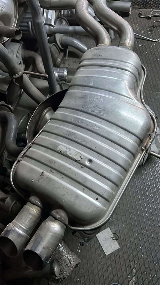 Bmw 3.30 E46 Son Susturucu Çift Giriş Çift Çıkış Orjinal Sıfır