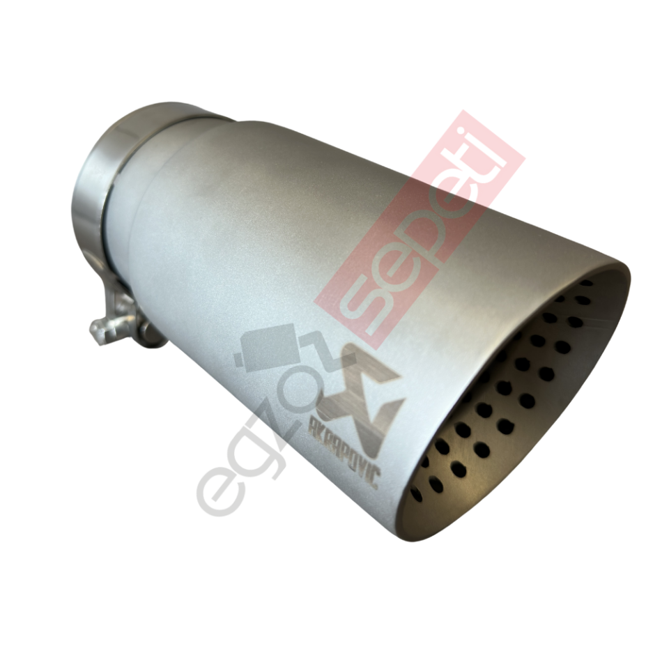 Akrapoviç Mat Krom Egzoz Ucu 76 MM İthal Ürün