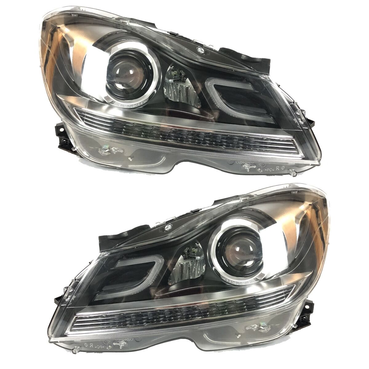 W204 FAR SETİ LED (MAKYAJLI KASA İÇİN) 2012-2014 HALOJEN İÇİN