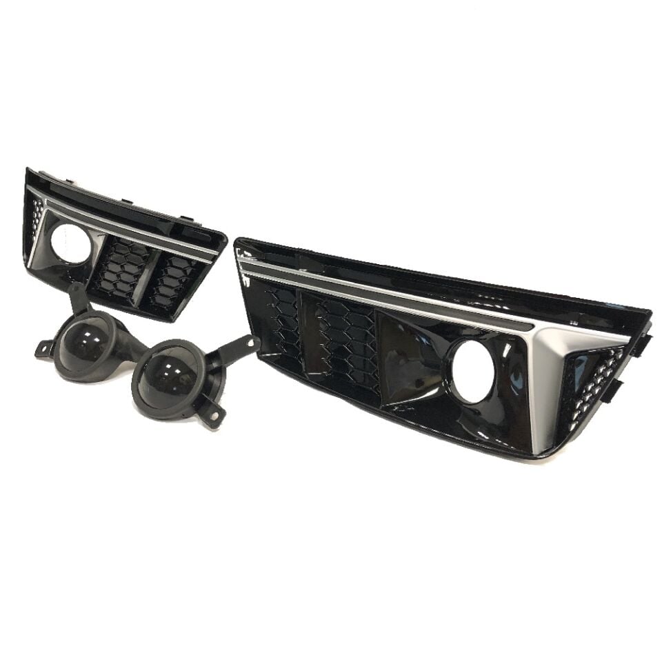 A4 SİS ÇERÇEVESİ KROM/SİYAH RS 2016-2019