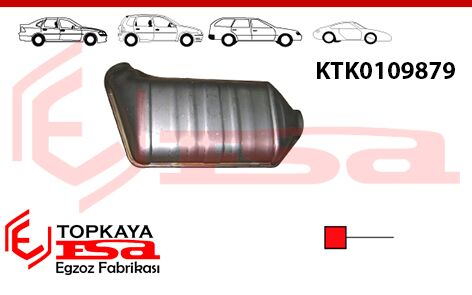 Mercedes E200 210W Kasa Euro 4 Katalitik Konverter