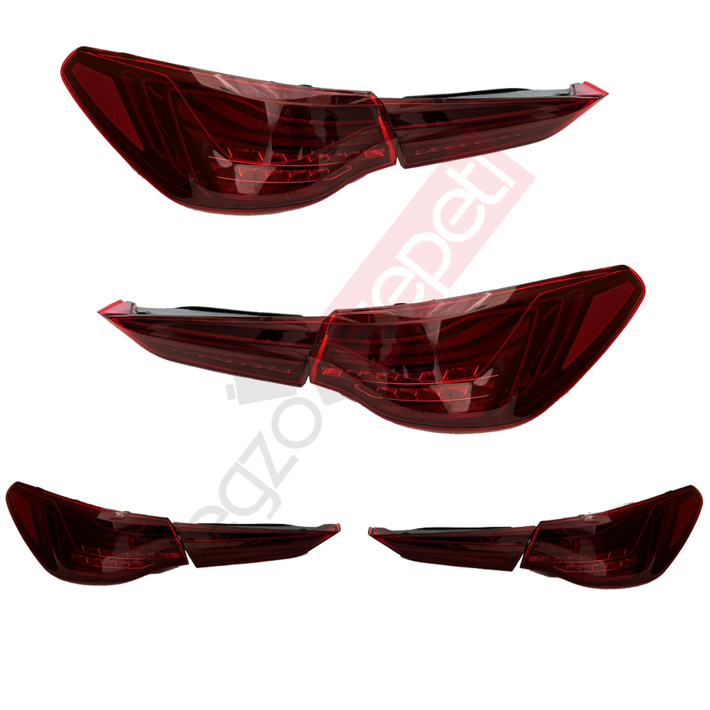 Bmw G22 Cs Look Kırmızı Stop Seti