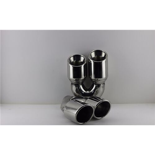 Krom Egzoz Ucu 76 MM Sag Ve Sol Taraf Takım