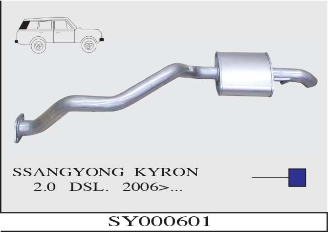 Ssangyong Kyron 2.0 Dizel Arka Susturucu Borulu 2006 >..