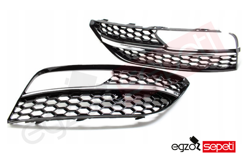 Audi A3 Sis Çerçevesi Krom/Siyah Rs Tip 2012-2016