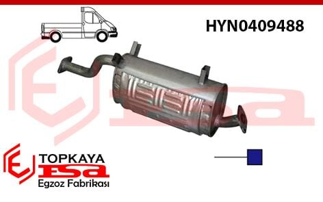 Hyundai H100 Kamyonet Tcı Arka Susturucu 1997 > …