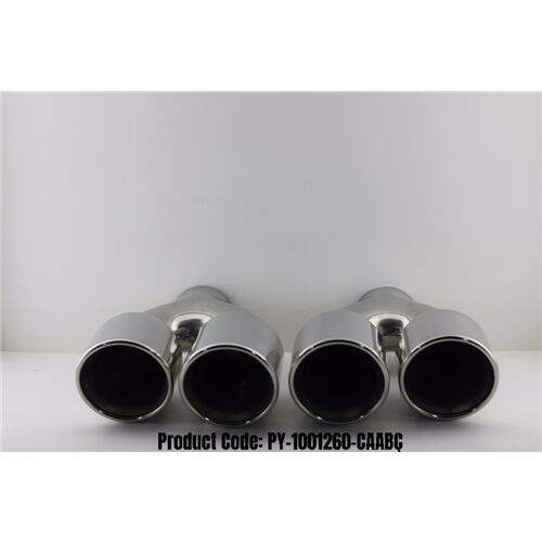 Krom Egzoz Ucu 100 MM Sag Ve Sol Taraf Takım