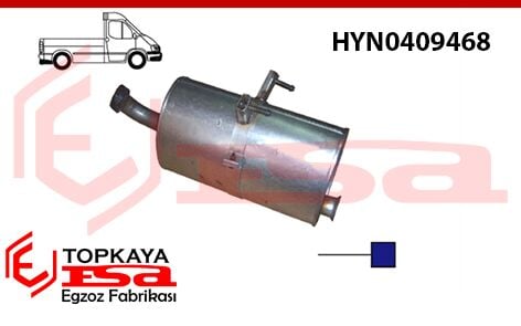 Hyundai H100 Kamyonet Susturucu Çıkış Borusu 2006 > 2007 >...