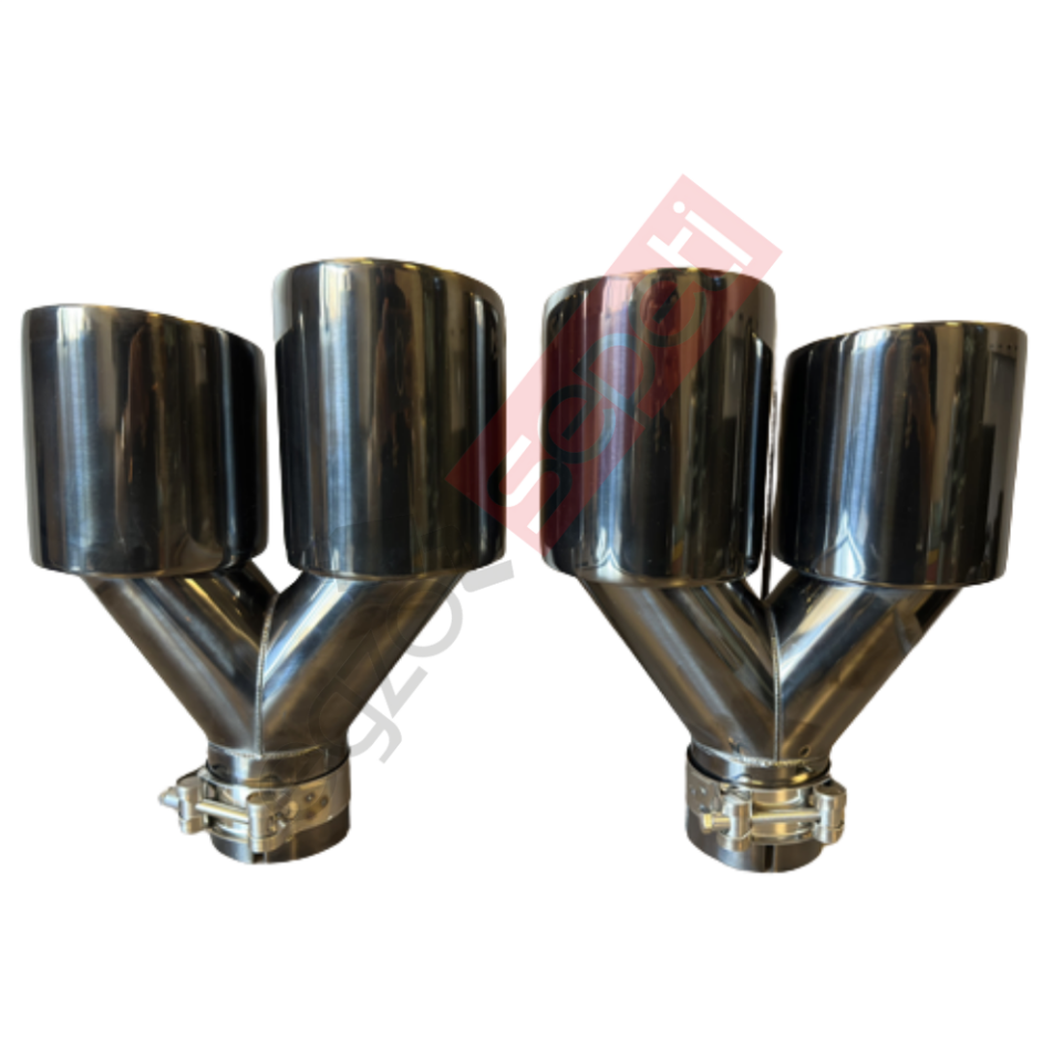 Akrapoviç İthal Krom Egzoz Ucu 100 MM Takım Sag Ve Sol İthal Ürün