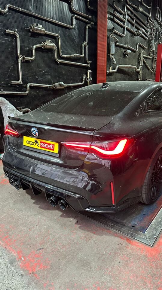 Akrapoviç İthal Krom Egzoz Ucu 100 MM Takım Sag Ve Sol Gerçek Karbon Malzeme İthal Ürün