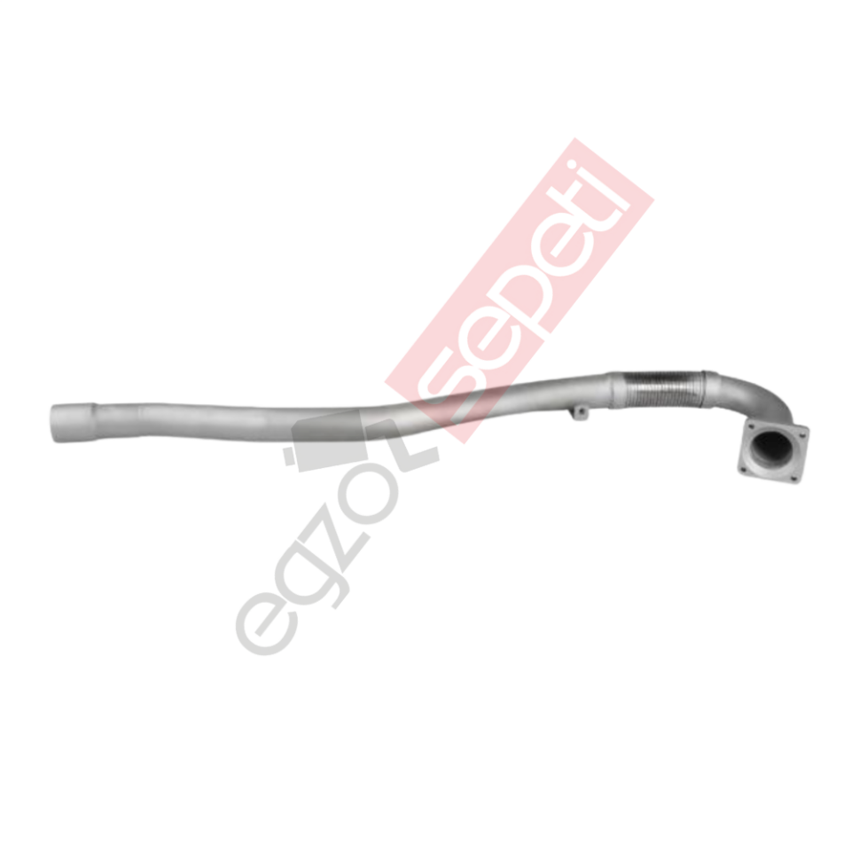 Iveco Eurocargo Boru, Egzoz Ön, E3, 500362814 Iveco Eurocargo Tector Ø70 Alusi, Spiral (P),