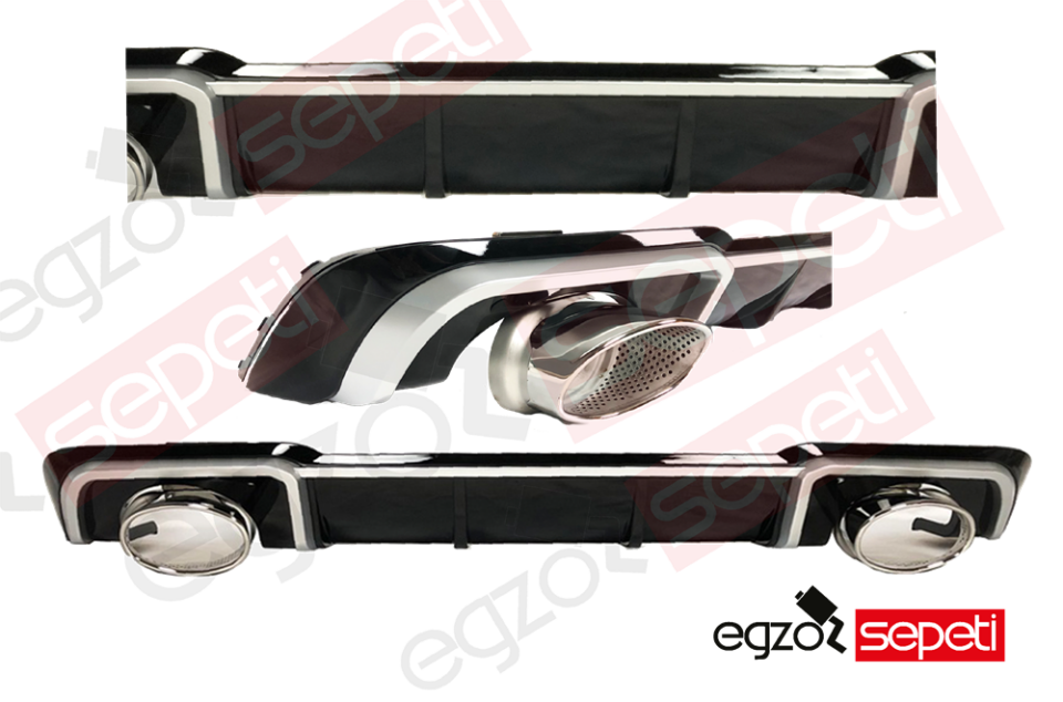 Audi A3 Rs Difüzör S Line İçin 5D 2016-2020