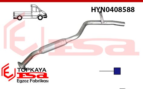 Hyundai H100 Süper Kamyonet Çıkış Borusu 2004 > ...
