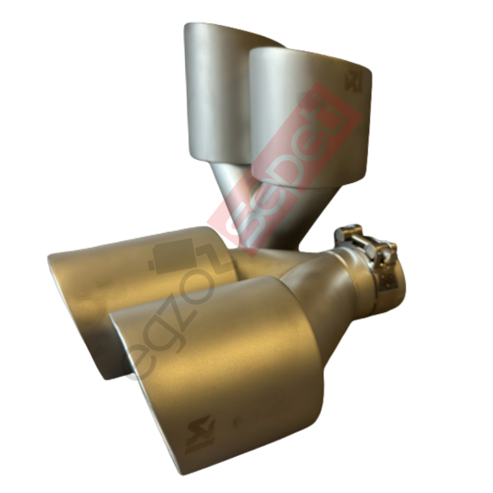 Akrapoviç İthal Krom Egzoz Ucu 100 MM Takım Sag Ve Sol Gerçek Karbon Malzeme İthal Ürün