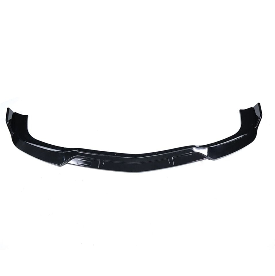 Mercedes W204 2007-2014 C Serisi İçin Ön Lip Brs - Pıano Black (Parlak Siyah) (AMG İçin)