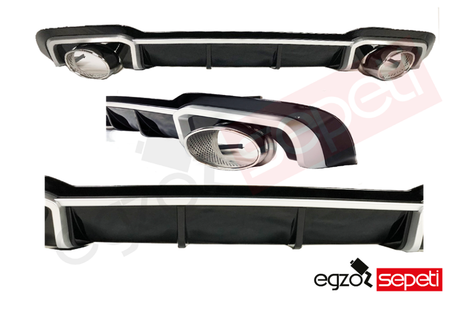 Audi A3 Rs Difüzör S-Line İçin 4D 2016-2020