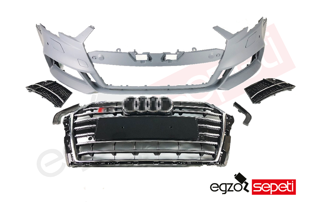 Audi A3 Ön Tampon S 2016-On 4D