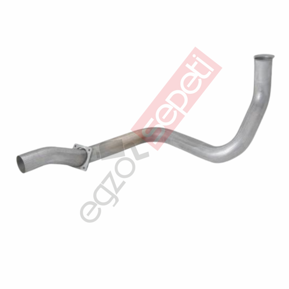 Renault Midlum Boru, Egzoz Ön, E3, 5010417500 Renault Midlum Ø88,9 Alusi,