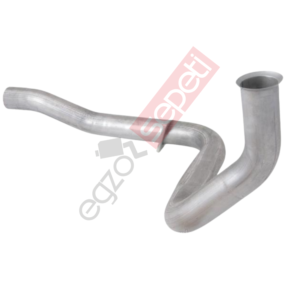 Renault Midlum Boru, Egzoz Ön, E3, 5010417500 Renault Midlum Ø88,9 Alusi,
