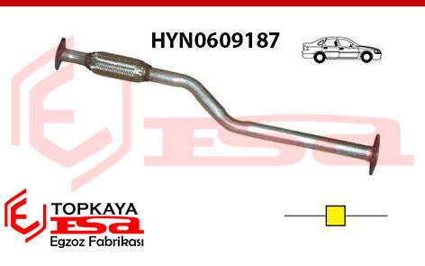 Hyundai Elantra 1.6 Spiralli Ara Boru 2003 > 2007